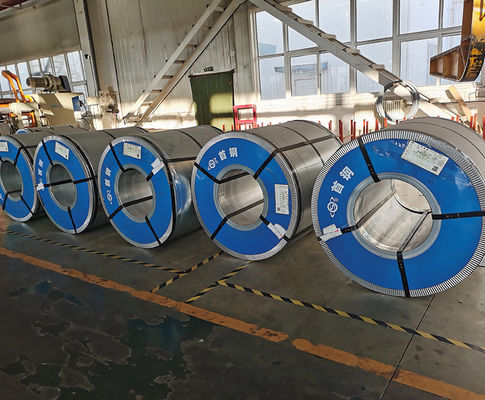 좋은 가격 산업용 애플리케이션을 위한 매끄러운 표면 마감 무방향 전기 강판 1000mm 폭 0.5mm 두께 온라인으로